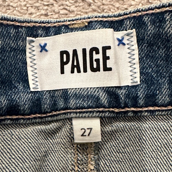 Paige Sasha Cuffed Light-Mid Wash Jeans - Picture 5 of 11